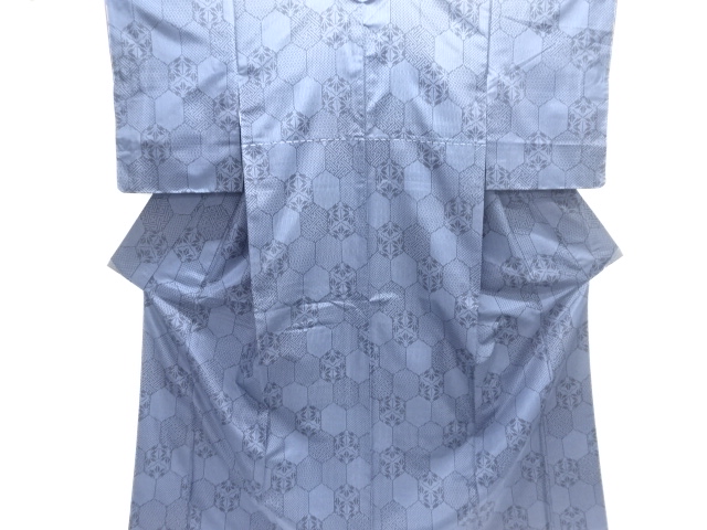 JAPANESE KIMONO / UNUSED / TOKAMACHI TSUMUGI / WOVEN CLASSICAL PATTERN